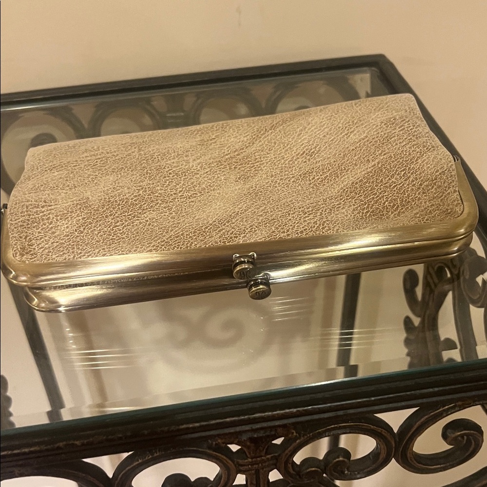 HOBO Boho Burnished Gold Wallet